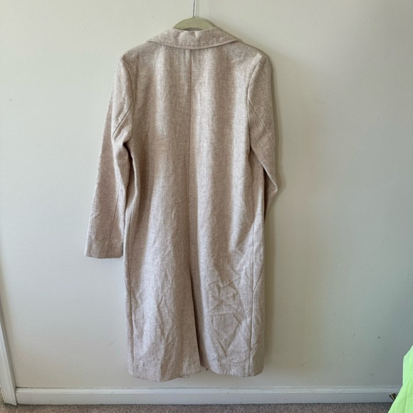 LEO & SAGE wool duster jacket size small - Picture 5 of 7